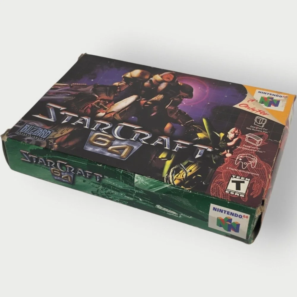 STARCRAFT 64 BOX And CART -No Manual TESTED WORKS RARE GAME